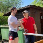 Olympiameister zu Besuch mit Adi